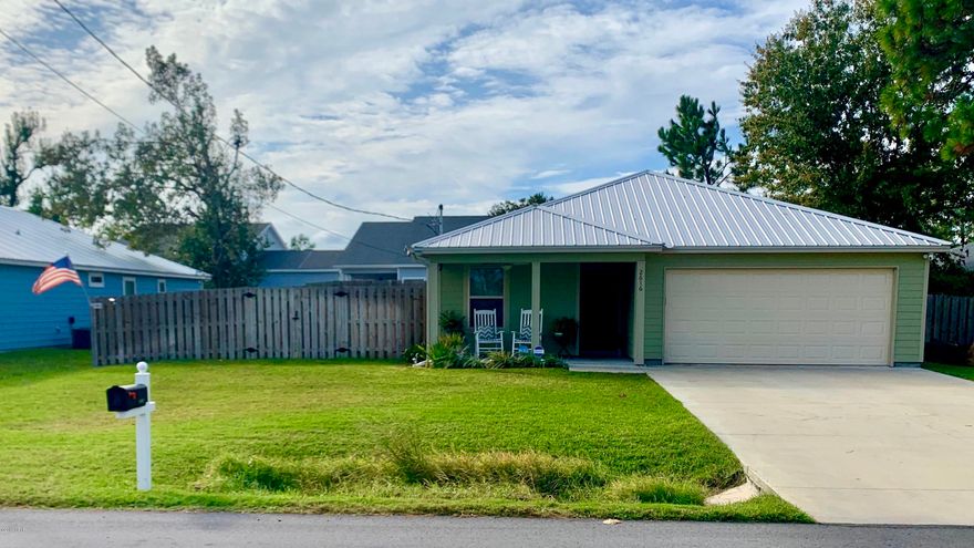 Just listed and REDUCED! This gorgeous home features custom cabinets, granite, stainless steel appliances, vinyl floors, and updates throughout! This two year old home features a metal roof, 2 car garage, privacy fenced side/back yard with gate for boats and your toys! Walking distance to nightlife, restaurants, shopping and more! NO HOA FEES! Call today for appointment! All information and measurements are approximate.