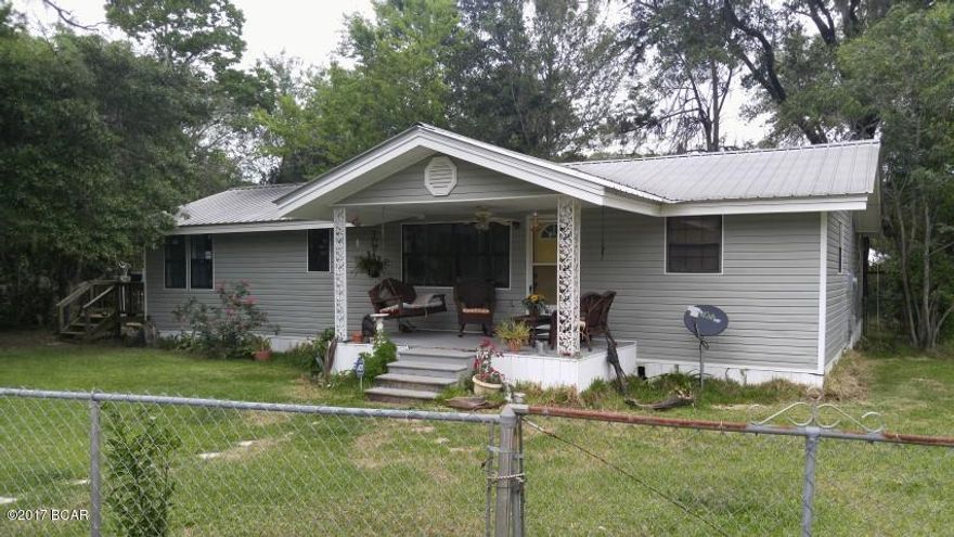 County home for sale only 1 mile from Apalachicola River boat landing.  Home is located in City of Bristol which is a short drive to Panama City Beach or Tallahassee Florida.  Bristol is surrounded by rivers and national forest hunting land as well as state recreational property.  This home is priced under $50,000 and the extra room could be easily converted to a 3rd bedroom.