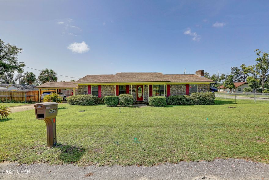 CURRENTLY UNDER CONTRACT, SELLER ACCEPTING BACKUP OFFERS Enjoy the convenience of being centrally located in this delightful 3 bed, 2 bath home featuring a private inground SWIMMING POOL surrounded by privacy fencing. Located in the heart of Panama City, this home is only 10 minutes to the sandy white beaches of the gulf! And convenient to the St Andrews downtown area with local seafood restaurants, shopping and waterfront activities.  A great floorplan with two living spaces, NEW vinyl plank flooring throughout, a wood-burning fireplace, crown molding, and a bidet in the master bathroom. The backyard not only boasts an inground pool, it's made complete with a shed, two car carport and fenced in backyard (privacy & chain link).  The yard is established with lush green grass.  This is a gre great place to call "home!" Don't miss out, call today!