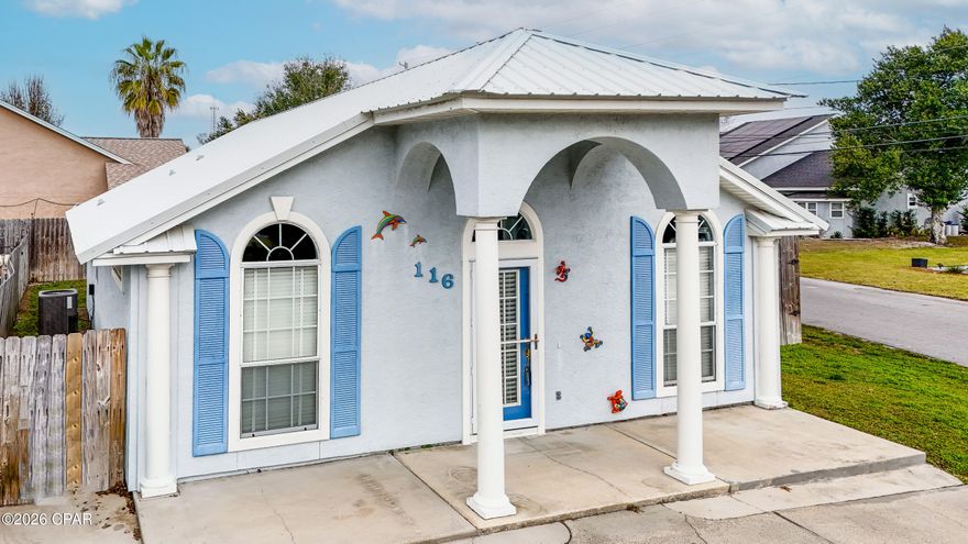 PRICE REDUCTION - Walk to the Beach | No Short-Term Rentals or HOA | Golf-Cart Friendly 

This super cute and beachy 2-bedroom, 2-bath home is within walking distance to the beach and just minutes from Pier Park, Topgolf, and Dolly Parton's Pirate Dinner Adventure—placing you right next to the best shopping, dining, and entertainment Panama City Beach has to offer.
Perfect for a small family, downsizing, or a second home close to the beach. Move in ready condition and a fully fenced-in back yard with room to build a small pool.