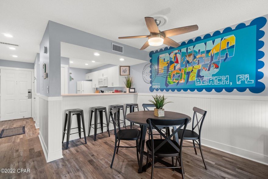The Beach life is calling your name!! Edgewater is a beautiful resort with private beach,Golf, Tennis,11 pools. Hot tubs, multiple restaurants onsite plus much more. This beautiful remodeled 2nd floor condo is located on the golf course side of resort. 

Great rental history.