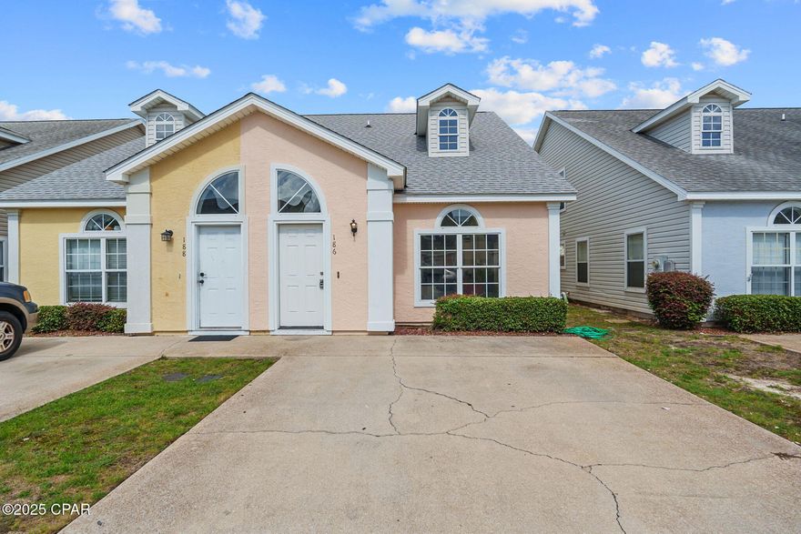 **BEST PRICED PALM COVE TOWNHOME** 

This roomy 3-bedroom, 3-bath townhome is your chance to own a slice of Panama City Beach without breaking the bank. Whether you're looking for your own coastal oasis or a short-term rental moneymaker, this spot checks all the boxes.

Step inside and you're greeted by vaulted ceilings, tons of natural light, and an open layout that just feels good. New Carpet, flooring, and fixtures throughout the home. The main level features new floors, a spacious living area, and a bright kitchen with plenty of cabinet space, a breakfast bar, and stainless steel appliances. Head upstairs to a private loft-style bedroom with its own full bath, perfect for guests or Airbnb setups.

Out back, you've got a private covered patio, ideal for post-beach chill sessions, grilling, or kicking back with a cold drink. The exterior is low-maintenance, the HOA is minimal, and the location? You're minutes to the beach, Pier Park, Shipwreck Island, St. Andrews State Park, shopping, dining, and all the tourist favorites that make PCB a vacation hotspot.

Solid bones, fresh updates, and the flexibility to live in it, rent it out, or do both. Don't let this opportunity slip by—affordable beach-town real estate like this doesn't come along every day.