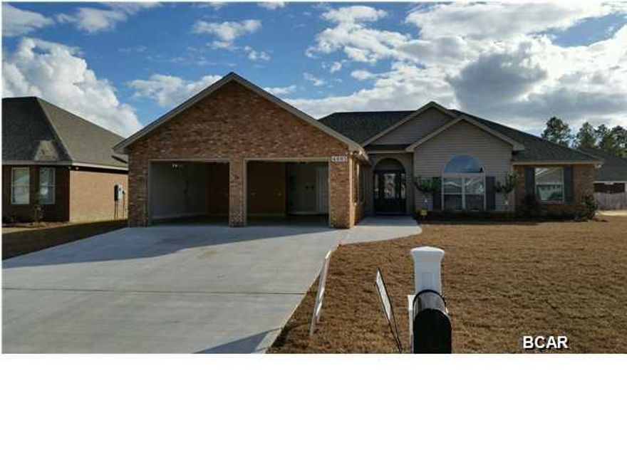 This Custom Built Home by locally renowned builder is 3 bedroom 2 bath all brick home that offers master bath with his & hers double shower with two heads and shower seats on both ends, and two walk in closets. The kitchen is a dream with all wood cabinets, solid surface countertops, and stainless steel appliances. There are cabinets in the laundry room. Living room with and electric fire place and crown molding. Home even comes with a security system and generator ready electrical outlet with cord. Outdoors there is an enclosed screen patio, outside shower and sprinkler system. Home is built to 140 MPH wind code. Located at Bylsma Manor Estates with many homes already built and waiting for you to tour today. If important measurements should be verified.