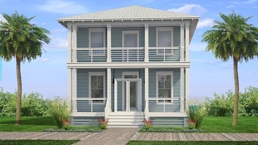 Join the Windmark Community and own a beautiful 2 story D.R. Horton, beach home with a detached garage in the pristine community of Windmark Beach! This Bayview plan is under construction. As you enter this home you will find elegant 9' ceilings, designer lighting packages, beautiful interior doors with brushed nickel

hardware and LVP flooring throughout the common areas, EVP flooring on stairs and plush carpet in the bedrooms. The kitchen has beautiful Colortone painted cabinetry, stainless appliances including, stove microwave and dishwasher. Enjoy the laidback lifestyle Port St. Joe has to offer with miles of pristine coastline,

unlimited salt and freshwater fisheries, and the cozy small town feel.