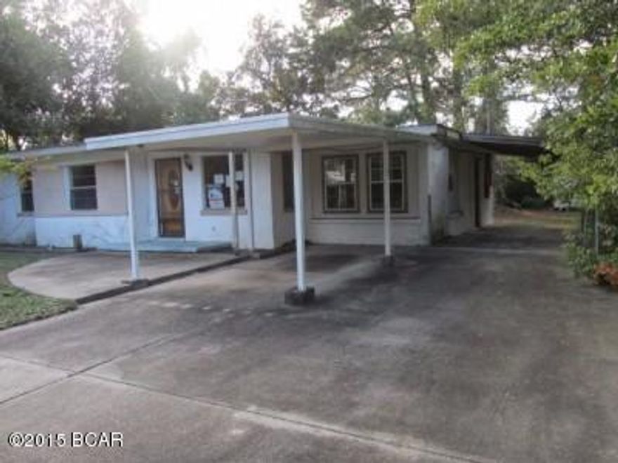 Property sold in its “AS-IS, WHERE-IS” condition. 3 Bedroom, 1 Bath located in Panama City, FL. This property needs a new roof, interior ceiling repair and interior wall repair. Located by major shopping centers and medical facilities. Other repairs and updates may be needed before move in ready.