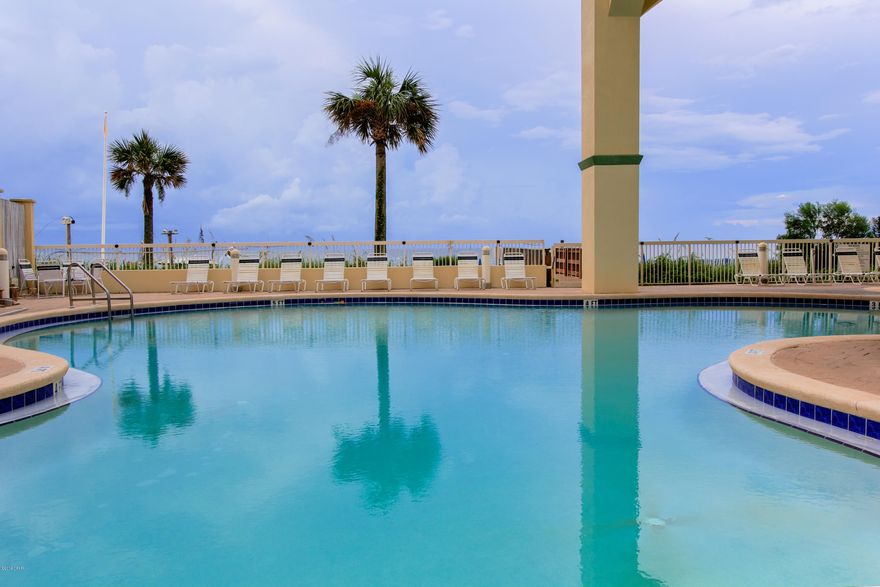 CURRENTLY UNDER CONTRACT, SELLER ACCEPTING BACKUP OFFERS. 

Stunning Gulf Front Condo that lives large on the highly desirable West end of Panama City Beach! Recently updated and elegant. This unit has TWO FULL BATHS, HALLWAY BUNKS and sleeps SIX with the pull-out sofa. New HVAC, new refrigerator, water heater replaced in 2015.Two pools, one is gulf-front, one is indoor/outdoor plus hot tubs. Other amenities include tennis courts, fitness center, BBQ grill, covered picnic area and a multi-purpose room for gatherings. Offered fully furnished, just bring your toothbrush and bathing suit. Plenty of parking in the garage with an enclosed walkover. Very well maintained property. Only owners' pets are allowed.