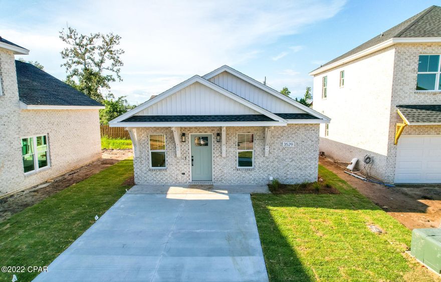 ZILLOW HAS WRONG LOCATION NOT ON BEACH SIDE address is 3529 Mill Point Cove Panama City Fl 32404, Bay Counties newest community has come to life, These All Brick homes are built by one of Bay Counties most sought after builders, Brick homes with spacious floor plans, custom solid wood cabinets, Quartz counter tops, Upgraded light fixtures, doors, Insulation, Trim, Low E windows, Luxury Vinyl flooring, Stand alone tubs, Neighborhood has under ground utilities, lighted streets. Zoysia Grass and landscaping! Let Mill Point be your next move....