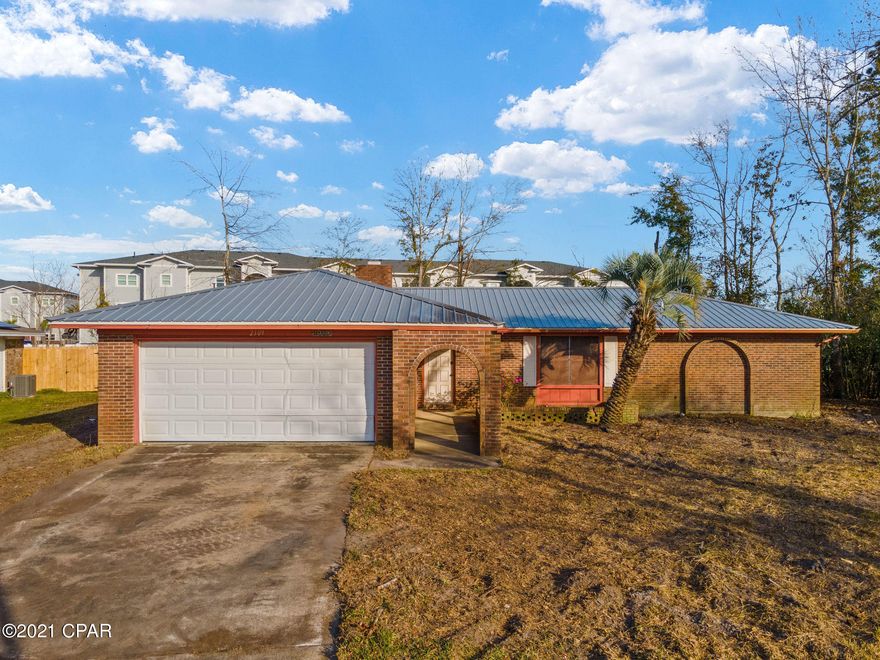 This is a great buy on a all brick home in a well established neighborhood in Lynn Haven, conveniently located  to shopping, grocery stores, and many restaurants. Home has large bedrooms with a split floor plan, Master on opposite side of the home. Seller is selling home furnished. Selling home AS-IS. 



Agents, please see notes