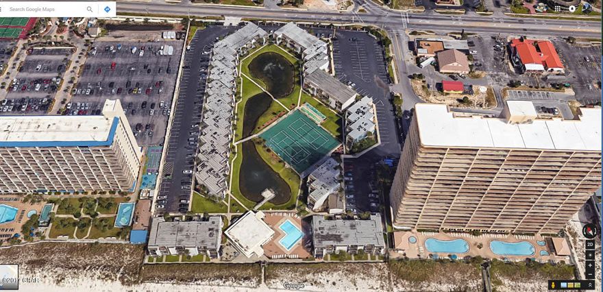 Nice 3-Bedroom 3 Bath unit in quiet complex. This unit is rental ready. There are 2 nice sized balconies. Large beach front pool .This property is family friendly. there are tennis courts and a community room used for meetings, and parties. Park right outside your door.  Low density low-rise complex.