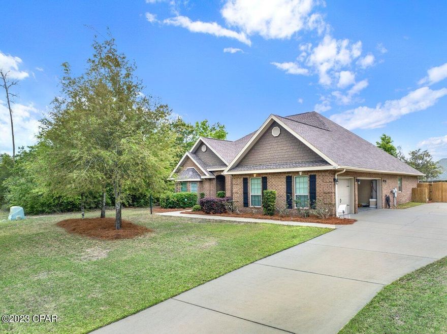 Lake Merial is a highly coveted gated community in Panama City. This home is one of the premier homes within the subdivision. Its open floor plan makes this four-bedroom home feel extremely spacious. It has many extra features that sets it off such as a three-car garage and a large screened-in back porch. The unique design of the pool makes the large back yard a great place to entertain, and host family gatherings. If you're looking for the perfect home, then you don't have to look any further. This home has it all.