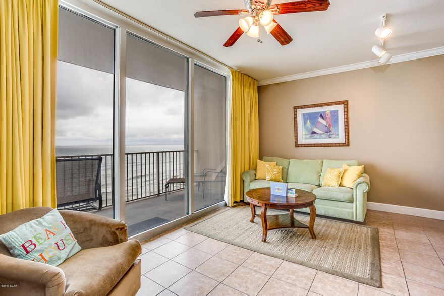 Location, location, location! Take a look at Tidewater 711, located on one of the world's most beautiful beaches. Great spacious layout offering 2 bedrooms, 3 bathrooms, bunk area and open main living space. The kitchen has granite counter tops and a breakfast bar. Tile flooring in the main living space and wood plank tile in the bedrooms allows easy cleaning and maintenance. Tidewater Beach Resort is located just a short distance from PIER PARK! Just a quick 20 minute trip to the Panama City Beach Airport for easy travel for guests. Serving as the premiere Northwest Florida shopping destination PIER PARK offers a vast variety of shopping, casual and fine dining choices and plenty of fun activities close by. Whether its a beach getaway, or investment property you seek, this condo is it!