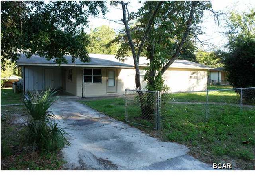 Just Reduced Foreclosure in Callaway! This 4 bedroom/2 bath home is very large with 2 bonus rooms, attached carport, and a fenced yard. This home also has a detached workshop with a large carport. This location is convenient to shopping, restaurants, and Tyndall Air Force Base. All info & measurements are approximate and must be verified by buyer.