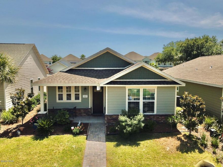 Only a few miles West of pier park. Custom Built home in Turtle Cove at Lake Powell! Large open floor plan offers Custom stained wood cabinets, gas range, tankless water heater (lower utilities), Quartz counter tops, large master suite w/soaking tub, double vanity, walk-in closet, large laundry room w/folding table, 9 & 10 foot ceilings, paver drive & walkways, exterior storage, plenty of house for entertaining guests. Centrally located about 2 miles E of Rosemary Beach and 30A and about 3.5 miles W of Pier Park. Lake Powell is Florida's largest Coastal Dune Lake and Turtle Cove is a new 64 acre community located on its Southern shore. Turtle Cove boasts of a very large upscale club house, pool, park area, hot tub, tennis courts, close to camp creek golf, and Camp Helen State Park.