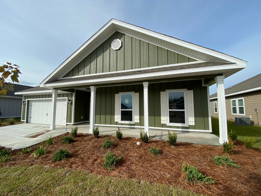 Welcome to Bridge Harbor. This new subdivision in Panama City is now selling. This Victoria floor plan is under construction. As you enter this home you

will find vinyl plank flooring in the foyer and common and wet areas of the home. Just off the foyer, there is a hallway that leads to three bedrooms that have

plush carpet, a hall bath and laundry room. The living room is the central point of this floor plan and is open to a large eat-in kitchen with granite countertops and an

under-mount stainless steel sink in the center island and a walk-in pantry. Appliances include a smooth top range, dishwasher and microwave. Just off the living room you will find a master suite with carpet and windows overlooking the back yard.Pictures, photographs, floor plans, elevations, features, colors and sizes are approximate for illustration purposes only and will vary from the homes as built. Home and community information including pricing, included features, terms, availability and amenities are subject to change and prior sale at any time without notice or obligation. For Move-In/Completion Estimates: Ready dates are estimates only. Timing of completion of construction and buyer move-in are subject to contingencies contained in home purchase agreement and governing jurisdictions issuance of a certificate of occupancy, and may change due to forces majeures and other delays or disruptions outside the reasonable control of D.R. Horton, Inc.