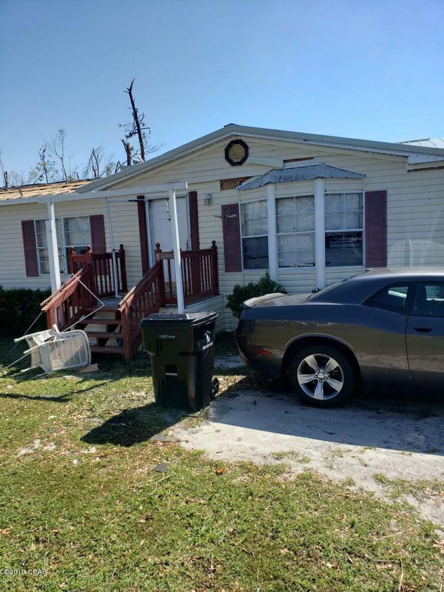 AS IS SALE - Manufactured home suffered major damage due to Hurricane Michael.  Value in land.  Convenient location close to schools, shopping and base.
