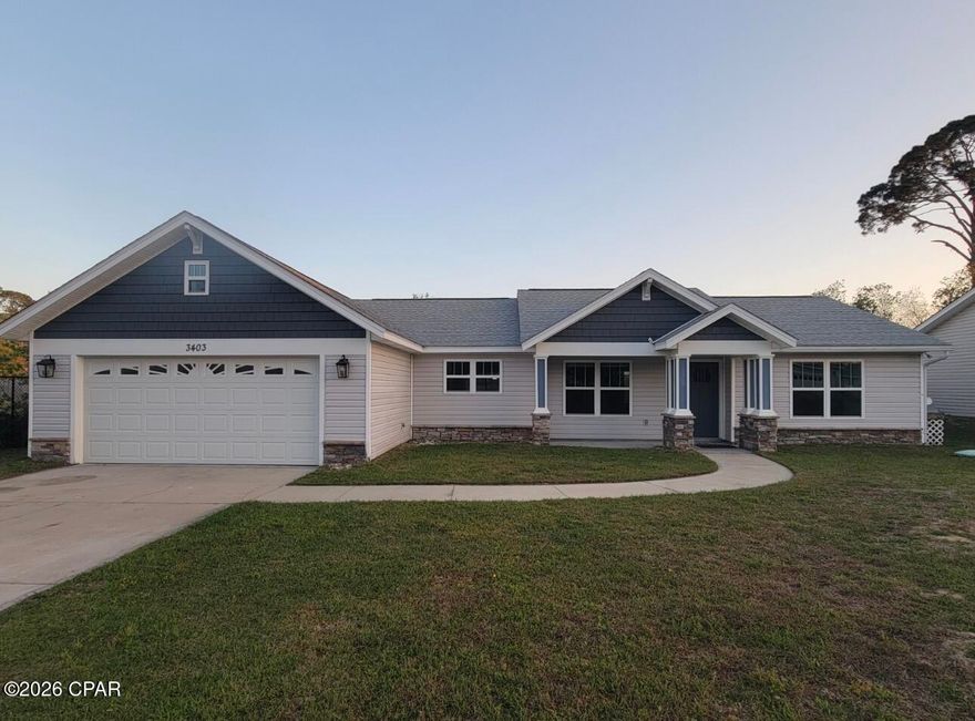 Welcome to this beautiful home centrally located in Pretty Bayou Estates. Just off 23rd street, on a quiet cul-de Sac in the heart of Panama City.  This  lovely home is  4 bedroom, 2 bathroom single family home featuring modern finishes and a large fully fenced backyard. The spacious living room showcases tray ceilings, recessed lighting and plenty of natural light, creating a welcoming space for relaxing or entertaining. 

The kitchen offers granite countertops, ample cabinet space, stainless steel appliances, and a breakfast bar. Durable wood- look tile flooring runs throughout the main living area for easy maintenance. The primary suite is situated in the back part of the house. It is generously sized with tray ceilings and a ensuite bathroom featuring double vanity, soaking tub, separate tiled walk in shower, and a large closet. Three additional bedrooms provide plenty of space for family, guests or a home office. 

Step outside to enjoy the oversized fenced backyard with a covered patio area, perfect for outdoor living. Additional features include a two-car garage and interior laundry room. 

Conveniently located near shopping, dining, schools, and major roadways, this home offers space, comfort, and modern living. 
* Pets subject to owner approval with pet deposit.* Call to Schedule Tour