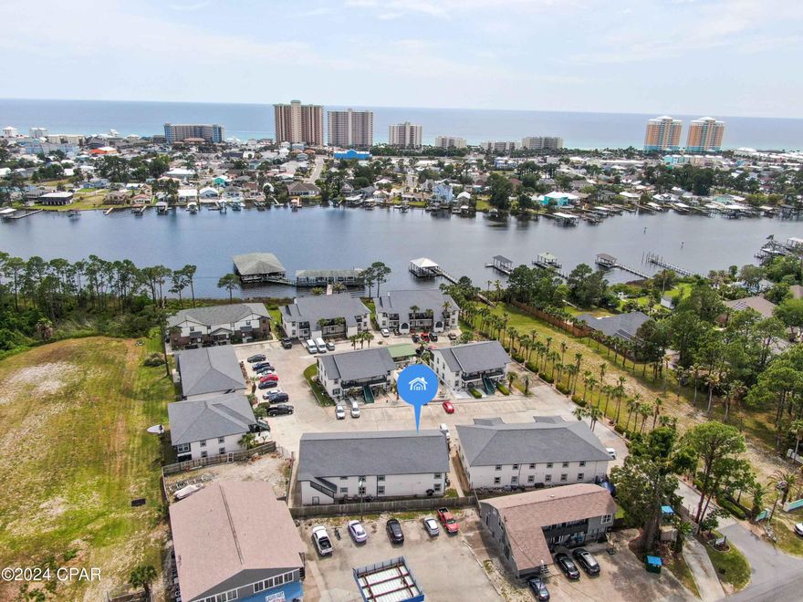 Super Cute 2 Bedroom / 1 Bath Condo at Greenwood Estates on the East End of Panama City Beach in the North Lagoon Neighborhood. Newer Flooring, Paint, Bathroom Vanity, Toilet, Closet Doors and Washer-Dryer. Outside under stairs storage. 

This complex offers a Pool, BBQ Area, Gorgeous Landscaping and a Boat Dock directly on the Lagoon which leads to St. Andrews Bay and continues into the Gulf of Mexico. Boat to your favorite Restaurants, Shell Island, St. Andrews State Park and More!

Whether you're looking for a great investment opportunity or seeking a permanent residence this is the place!!! Rentals allowed for tenants of 3 months or longer. 

Approximately 5 minutes away from Multiple Marinas, Restaurants, Shopping and a Multitude of East End Public Beach Accesses right on the Gulf of Mexico with its Gorgeous White Sand.

All of the buildings have been renovated within the last 5 years including new roofs, windows and more!!