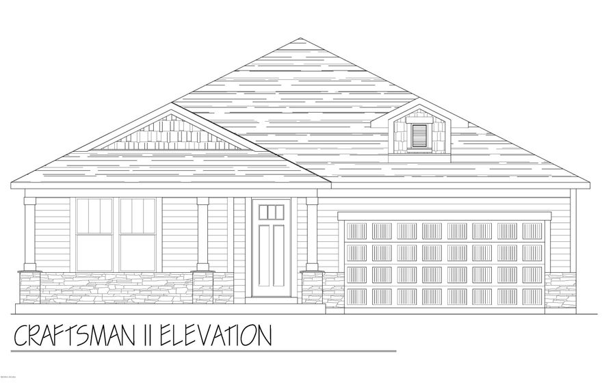 This home has a Mako Floor Plan with a  Craftsman II Elevation. A Samuel Taylor built home includes standard features such as designer carpet in main areas and bedrooms, 8 ft. 2 panel craftsman interior door package, brushed nickel fixtures and faucets throughout, insulated (R19) interior common walls and insulated (R38) ceilings, and durable Sherwin Williams premium interior wall paint. Kitchen features stainless steel appliance package (range, dishwasher, & microwave) and oversized 36" wood cabinetry with crown molding, and granite counter tops. Full bathrooms include raised vanity heights, large tile flooring in bathrooms and laundry rooms, 2 x 6 Exterior Wall Construction, and hurricane tie down rod anchor system. Exterior of home includes coastal and craftsman architecture, spacious 2 car garage, architectural roof shingles with an extended warranty, low maintenance aluminum fascia and vinyl soffits, termite treated foundation, Hardi-Plank siding with an extended warranty, and durable Sherwin Williams Loxon exterior paint. All new construction homes are backed by a 2-10 Home Buyers Warranty. Your HOA dues includes lawn maintenance for the home. The Whisper Dunes subdivision includes sidewalks, curb & gutter, a beautiful community pool and pool cabana. Whisper Dunes is a golf cart friendly community and you are within a short driving distance to our beautiful beaches, Pier Park shopping, NW FL Beaches International Airport, and the beautiful 30A South Walton area. Choose your lot, floor plan & elevation, choose your design options, and pick your paint colors! All measurements and sizes are approximate, please measure for accuracy and verify all sizes.