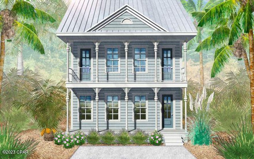 This home is in the heart on PCB!  Near everything from beaches to entertainment!  As far as a rental is concerned this is Location,Location,Location! This home features 10' ceilings, open living space. bedrooms with on suites and gourmet. This is a corner lot with great visibility!  This home is currently under construction but about 6 to 8 weeks from completion. That is enough time to get financing in order.  Showings are easy cause home is vacant.  Lots of upgrades included in this home.