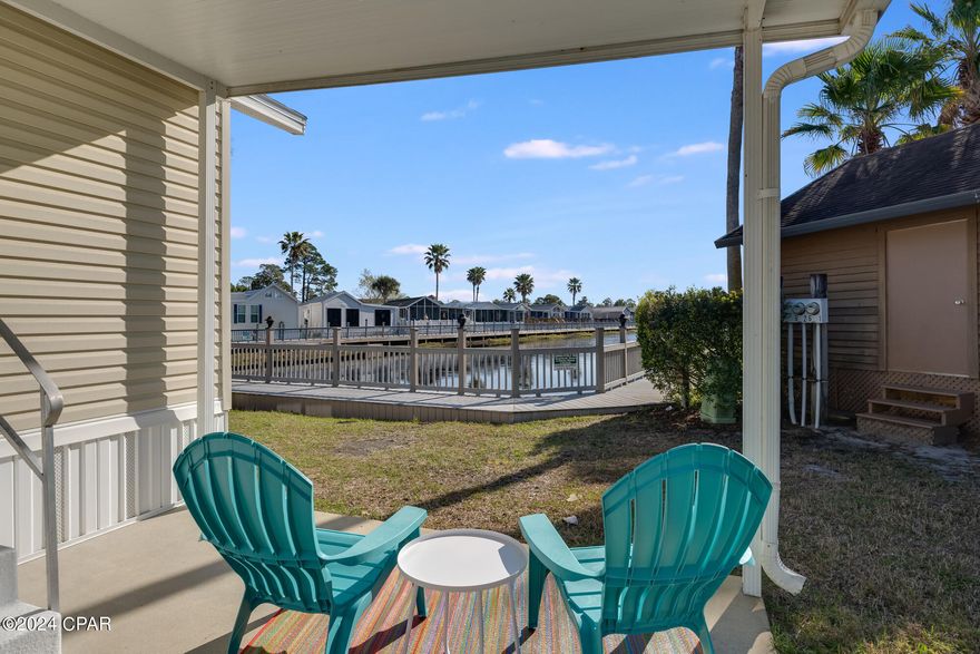 Welcome to your slice of paradise in the serene confines of Emerald Pointe Resort! This meticulously maintained home offers not just a residence, but a lifestyle. Nestled within a gated community, where golf carts are the favorite mode of transport, you'll find convenience, comfort, and charm at every turn.
Step inside this delightful 2-bedroom, 1.5-bathroom abode and discover a haven of tranquility. The spacious floor plan boasts two bay windows that flood the interior with natural light, creating an inviting atmosphere that beckons you to unwind and relax. Watch the sun rise across the pond from your beautifully maintained home, offering a picturesque start to your day in Emerald Pointe Resort.
Recent updates including a new roof (2024), HVAC (2022), fresh interior paint (2024), and new blinds (2024). 
Whether you're seeking a primary residence, a vacation retreat, or an investment opportunity, this home fits the bill. The expansive lot provides ample space for potential additions, allowing you to customize and expand to suit your needs and desires.
Outside, a charming patio awaits, offering the perfect spot for grilling, entertaining, or simply soaking in the picturesque views of the pond. And with amenities such as a clubhouse, exercise room, pools, hot tub, and more, you'll never be short of options for leisure and recreation.
Located in the heart of Panama City Beach, you're just moments away from an array of dining, shopping, and entertainment options, as well as the world-renowned beaches that make this area truly special. All measurements approximate, buyer should verify if important. Sellers have inactive real estate license.