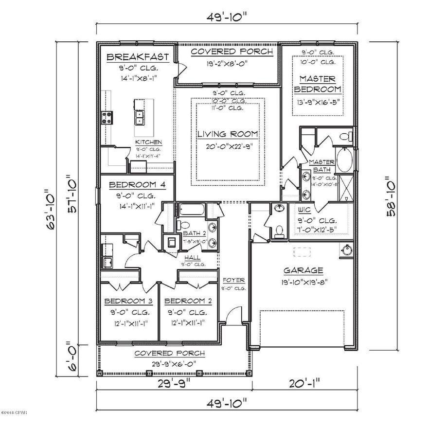 Victoria Floor Plan. One story new construction. Brick home. 4 bdrm. 2.5 bths. Granite counters, tray ceilings, pantry. Covered patio off kitchen eating area. Fanning Bayou is a natural and secluded setting surrounded by conservational habitat, yet within close proximity to shopping, dining, and the new Panama City International Airport. The neighborhood has a gorgeous pool house complete with a 5,000sf pool, open and shaded lounge areas, entertainment pavilion and green space.. For Move-In/Completion Estimates: Ready dates are estimates only. Pictures may be of similar, but not necessarily of subject property, including exterior and interior colors.