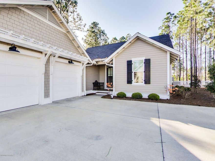 A Perfect 10! Situated on one of the largest lots in sought-after Watersound Origins. One minute walk to the community's golf course, incredible pool, walking trails, exercise facility, and Origins Café. Very private fenced backyard that borders a nature preserve. Home is meticulous & used part time by current owners. Tons of builder upgrades including upgraded hardwood flooring throughout entire home, quartz counter tops in kitchen and bathrooms, custom closets, wainscoating, custom trim & crown moldings. HUGE Family Room opens to screened porch and Kitchen with large island and pantry. This Frescia plan built by Huff Homes has 4 large Bedrooms, Master Bath with huge walk-in shower, and an Office! Owners had fence installed and removed 14 pine trees to make backyard pool-ready.