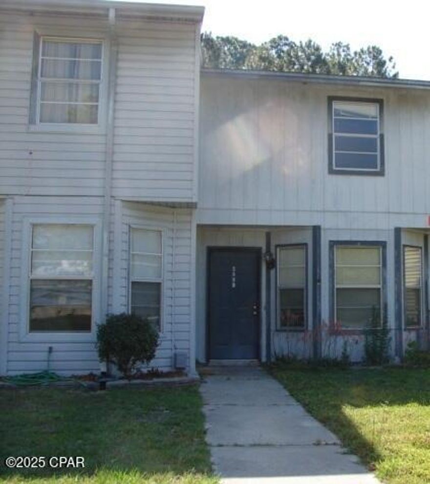 Welcome to this large townhome, conveniently located in Panama City, FL!

This property boasts two 2 bedrooms and 1.5 bathrooms, perfect for those seeking a comfortable and stylish living space. The master bedroom features a private balcony, offering a personal outdoor retreat. The kitchen is equipped with a breakfast bar, perfect for casual dining or entertaining guests. The shared backyard is partially fenced, providing a sense of privacy while still fostering a sense of community. The back patio is partially covered, offering a versatile outdoor space for relaxation or socializing. Ceiling fans are installed throughout the home, ensuring a comfortable atmosphere year-round!

Experience the perfect blend of comfort, convenience, and style in this large townhome with a Master Balcony!

---------------------------------------------------------------------

*1/2 OFF Security Deposit for Active-Duty Military!!*

*NO PETS*

*Owner will consider Section 8.*