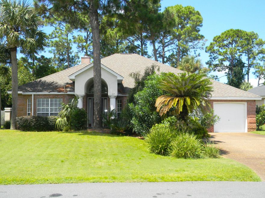 This 3 bedroom, 2.5 bathroom home is centrally located off North Lagoon Drive in the Palm Bay community. Featuring over 2300 square feet, this spacious home offers both a formal dining room and formal living room. The master bathroom features a double vanity, garden tub with separate glass shower, and a large walk-in closet. The guest bedrooms share a Jack-and-Jill bathroom that has a double vanity. Exterior features include a large screened porch, private pool, two car garage, and fully fenced yard. Rent includes pool service and yard maintenance. Washer/dryer hookup. Small pet negotiable with $250 non-refundable fee. 6 month lease term. Available for immediate occupancy.