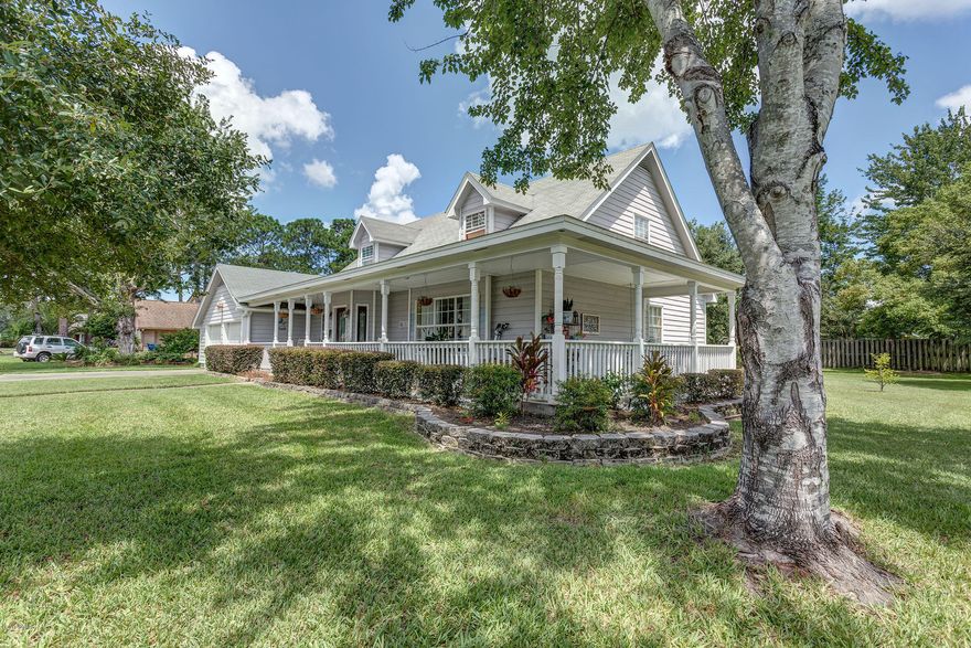 RECENT UPDATES in this Large Forest Park home on beautiful corner lot. This 4 bedroom features plenty of space for everyone and will accommodate a crowd! The welcoming front porch invites you to sit on the swing and enjoy the quiet neighborhood that is only minutes to 23rd Street amenities. Once inside, the beautiful wood flooring creates a warm and inviting atmosphere. This home has a formal living room that would also make a great home office . The formal Dining Room has room for all your large furniture and the updated kitchen includes a nice Breakfast Room. A family room is located off the kitchen and  offers a space for everyone to enjoy the fireplace. The Master Bedroom is downstairs and tucked into a quiet corner for extra privacy. 3 bedrooms and a full bath are located upstairs. The home also includes a 2 car garage , spacious indoor laundry room and a new Central H/A system. Don't miss this opportunity to live in this desirable Forest Park Neighborhood!