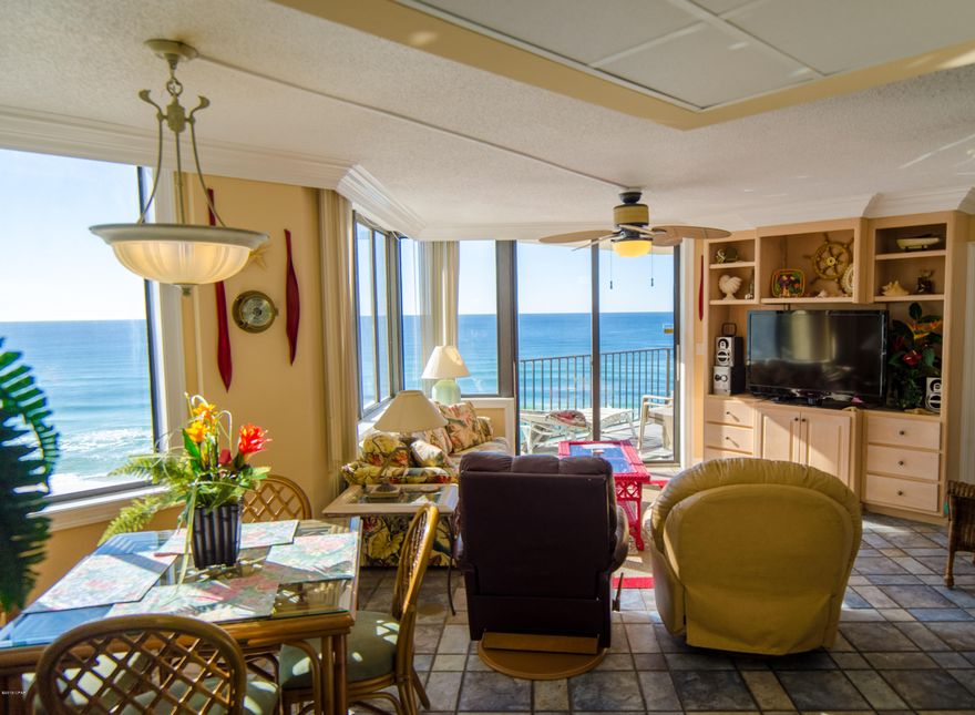 Highly desirable Sunbird ''B'' unit!  This one bedroom one bathroom gulf front condo features many upgrades and is offered fully furnished.  This unit makes a great rental investment or private home.  Interior features include tile floors throughout, tiled kitchen backsplash, upgraded counter tops and kitchen cabinets, crown molding, and built ins.  Sunbird offers its owners and guests gated, secure parking lot, lots of beach frontage, gulf front pool and fitness center.  All information is estimated, including age, square footage, and school zones.  Buyers should verify if important.  Some hurricane damage, damage is to be repaired by the HOA.