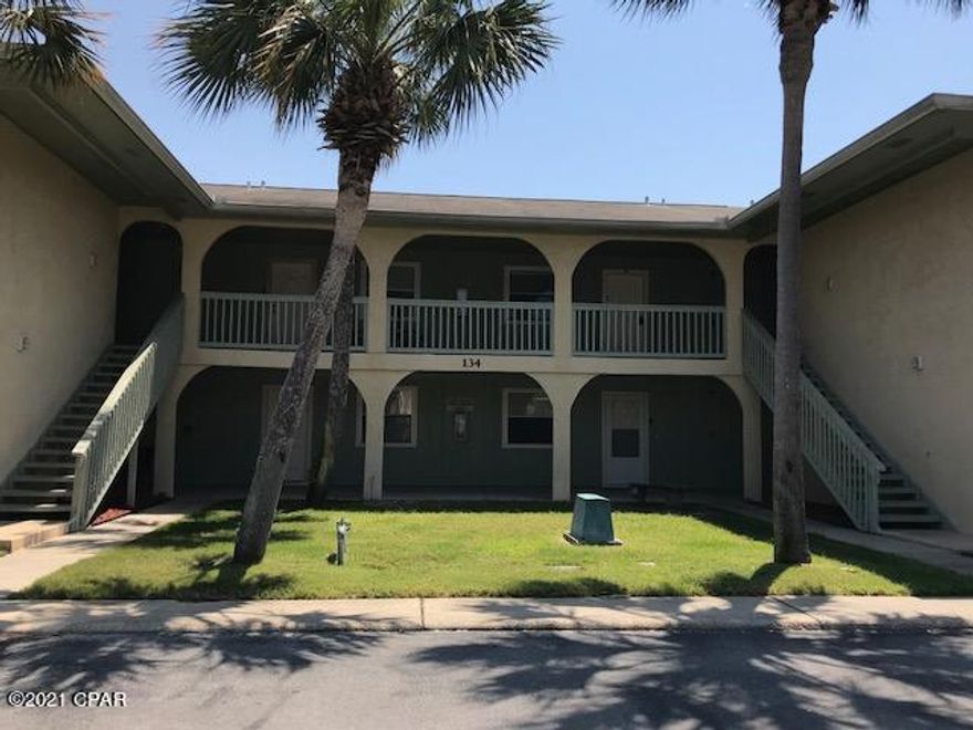 UNDER CONTRACT!  SELLER TAKING BACKUP OFFERS! Beautiful, just remodeled condo with Custom built bunk beds and a King size bed in Bedroom.  Upgraded Bedding.  Granite counters in the kitchen and bathroom.   Stainless steel appliances.  New drapes, ship lap siding in the bunk area.  Breakfast bar and Dinette area.  Sliding glass doors open to the balcony.    Walls and ceiling has just been painted.  New Roof.  Also the Association has contracted with Window World to replace all windows and sliding doors with 200 MPH wind resistant windows which is the present code and to repaint the entire building and repair any discrepancies in the stucco siding.  The Association is in excellent financial condition.   This is a must see before you buy!