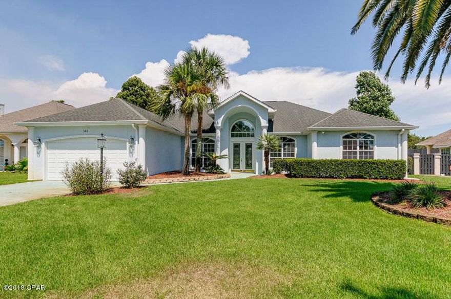 Welcome to 140 Palm Grove Blvd... Luxury living at its finest. This incredible home, located in the very popular neighborhood of Palm Bay, has been completely remodeled inside. The moment you walk in this 2,600 sq.ft. home and see how beautiful it is you'll be ready to call it home. Everything from the colors, to the wood/tile flooring and stunning kitchen have been very tastefully completed. The split floor plan features a master suite like you've never seen. Beautiful is an understatement! His and her closets, his and her vanities, a separate shower and tub that will make you fall in love, plus french doors to the backyard. Just wait until you walk outside.... the backyard is perfect! If you have a growing family and/or love to entertain friends and family than this house is a great set up for you. Back inside you'll love the detail and quality of the custom kitchen. This home is unlike any you'll find available in a neighborhood like this. Don't waste time, call us today! (few minor items still being completed on the interior of the home)