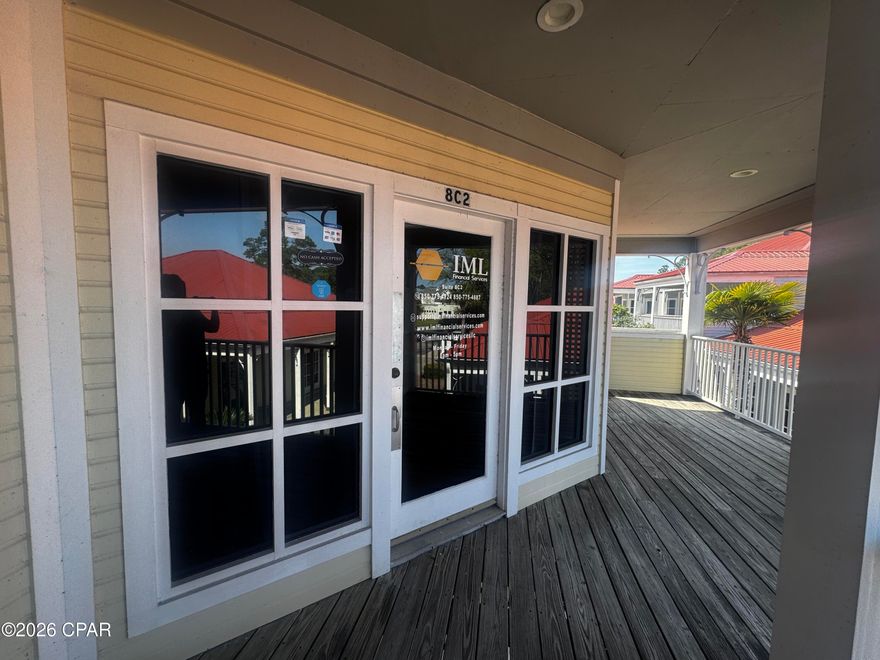 Located just west of the Hathaway Bridge in the open air Promenade Mall, this second floor office/retail space is currently configured for an office user, but could easily be built out to accommodate any retail user.