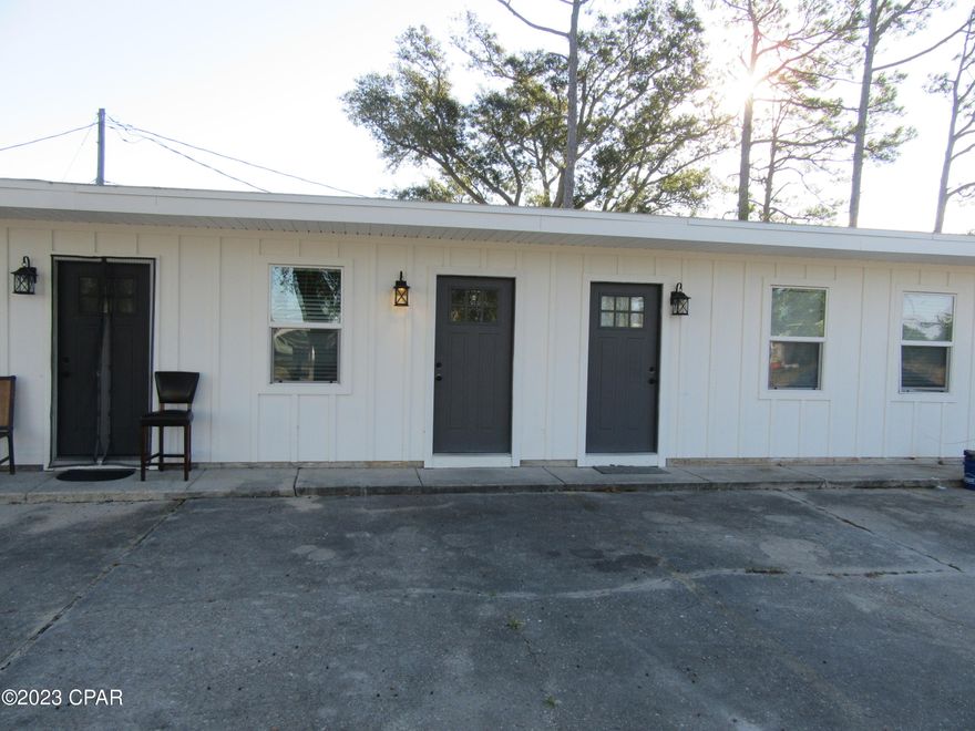 1 bedroom 1 bath apartment close to shopping and bus line. Large shady lot close to St Andrews. All property sizes and ages are approximate, please measure and/or verify if important.
School assignments are subject to change, please check with Bay County for most accurate information.
Deposit is the same as the rent. Pets NOT Allowed!