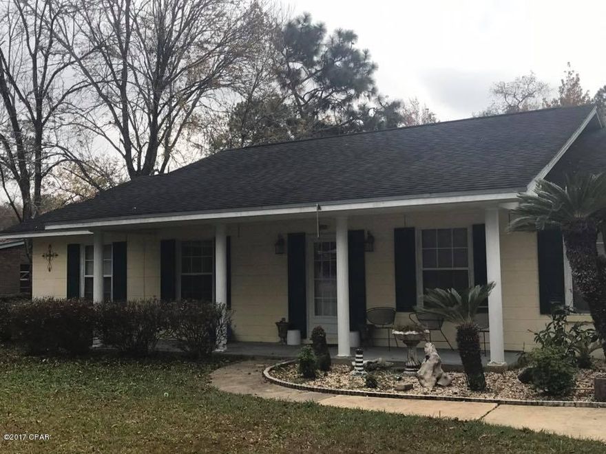 This 4BR 2B home is illegible for USDA $0 Down financing. It contains a very large ''Cooks'' kitchen that comes complete with a 40'' 5-burner Stainless Gas Range with 2 Ovens a 64'' Stainless Commercial refrigerator/freezer & a Dishwasher. It also has a 4X8 Kitchen Island and 3 Pantries, one of which is  the width of the kitchen. The Master bath is Handicap accessible.

The freezer in the Laundry Room stays with the house.

This house also has tons of storage space!

The Guest quarters is not attached to main house. It has screened in porch,1 bedroom,1 bathroom and is attached to a large deck. 

The back yard contains a workshop with small pole barn and an outside storage building, both with electricity. 



Property also has 2 orange trees and a large grapevine  All sizes and me