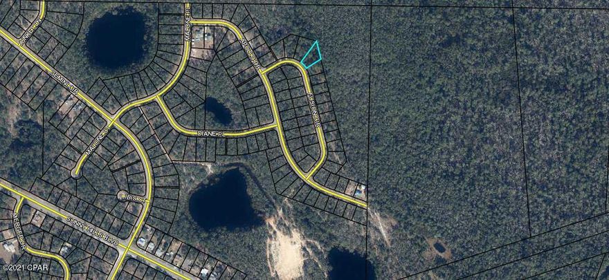 This large lot backs up to other large wooded parcels which will expose you to tons of wildlife. It is located within the popular Sunny Hills Community which has a golf course, recreational park and is home to Boat Lake Swim Park as well (see photos). The area is also home to numerous other spring fed lakes. It is less than a hour drive from Panama City Beach.