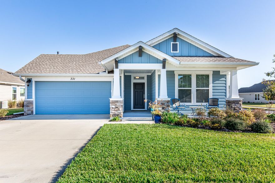 CURRENTLY UNDER CONTRACT, SELLER ACCEPTING BACKUP OFFERS Completed at the end of 2016, this David Weekley Energy Efficient Home is in fantastic condition featuring numerous upgrades not seen in many Breakfast Point homes. Nestled on a corner lot near the back section (less through traffic), this beautiful home is close to many of the parks and the playground. This popular open concept is highlighted by an amazing kitchen that features a stunning SEAMLESS Quartzite island, beautiful cabinets and loads of counter space. Enjoy preparing meals or entertaining in this beautiful space while staying connected to the living room. The master suite is spacious with a gorgeous bay window and impressive bathroom, highlighted by the massive ''super shower.'' Plenty of natural light streams in throughout the entire home which you can control with the beautiful Levolor top-down, bottom-up cordless window shades. Other impressive upgrades include high-end lights and fans, seamless gutters and a smart, built-in desk. The owners also heavily landscaped to add loads of natural beauty outside. Walk to Breakfast Point Academy or take a quick ride to the front of the neighborhood for loads of conveniences like a Publix grocery, gas station, Home Depot, restaurants and much more. Make an appointment to see this one today before this one goes away.