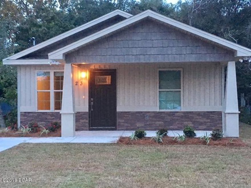 Home is to be built.  Maintenance free lawn with lovely and large covered patio. Tile through out.  2nd bath has large walk in shower and driveway has been widened.  Photo is representation of completed home.