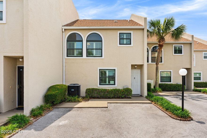 Welcome to your perfect beach getaway in beautiful Panama City Beach! Just footsteps from the sugar-white sands and emerald waters of the Gulf, this beautifully renovated 2-bedroom, 2.5-bath townhome offers the ideal blend of relaxation, convenience, and investment potential. With accommodations for up to 8 guests thanks to a sleeper sofa, this property is perfectly suited as a vacation home, second residence, or income-producing rental.

Inside, you'll find updated finishes, comfortable living spaces, and a welcoming coastal atmosphere designed for memorable getaways. The well-maintained community features lush green space, a refreshing pool, and a peaceful setting just moments from the beach.

Enjoy unbeatable location perks with two public beach access points just steps away, plus easy walking distance to the famous Schooners beachfront restaurant -- known as ''the last local beach club.'' Spend your days soaking up the sun,, fishing, or enjoying breathtaking sunsets right outside your door.

Beyond the beach, Panama City Beach offers endless attractions and entertainment for owners and guests alike. Explore shopping, dining, nightlife or enjoy family adventures at Shipwreck Island Waterpark, or discover marine life and outdoor activities at St. Andrews State Park. From golf courses and deep-sea fishing to dolphin tours and live entertainment, there's something for everyone year-round.

Whether you're searching for your own slice of paradise along the world-famous Emerald Coast or adding a strong performer to your real estate portfolio, this turnkey beach townhome is an opportunity you won't want to miss.