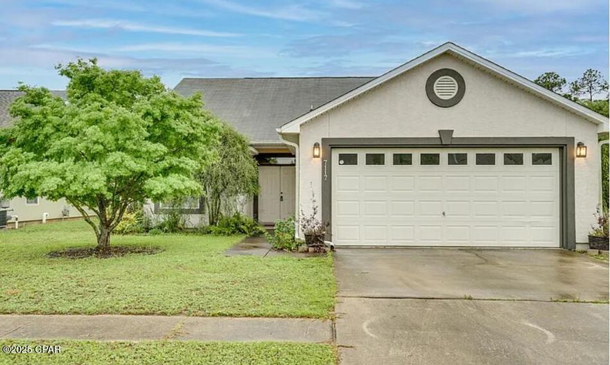 Welcome to your charming home at 7117 Melissa Elaine Dr, nestled in the serene community of Magnolia Place  just minutes away from the Gulf of Mexico. 

This delightful three-bedroom residence offers large rooms, a spacious layout, and a two-car garage, providing plenty of room for both relaxation and storage.

Inside, you'll find an inviting living room with vaulted ceilings  that create an open and airy atmosphere. The kitchen features a cozy breakfast nook, perfect for enjoying morning meals with family or friends. 

Step outside to the back porch, complete with a fire pit, ideal for relaxing evenings under the stars.

Located just a short drive from the Navy base  and a mere ten minutes from Panama City Beach's renowned sugar-white sands , this home provides easy access to both work and leisure. It's also close to Gulf Coast State College  and a variety of dining 🍴, shopping , and entertainment options , ensuring a vibrant lifestyle for its residents.

Magnolia Place is known for its great neighborhood atmosphere , making it the perfect place to call home.

Don't miss out on the opportunity to experience this wonderful home—schedule a tour today!