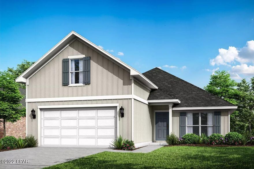 Additional Incentive Money towards closing Costs/ Rate buy down with our preferred lender contact us for more info. 4 Bedrooms, 3 Baths and 1 Flex Room. This Blue Ridge open floor plan home is a must-see, featuring 10' high ceilings in the main living areas and a 9' tray ceiling in the master suite. Luxury Vinyl Plank floors, granite countertops, and so much more are found throughout the home. The exterior boasts of Hardie Board on all four sides, Tankless Gas Water Heater, and a completely landscaped yard with a sprinkler system. Offering added innovative technology and convenience.