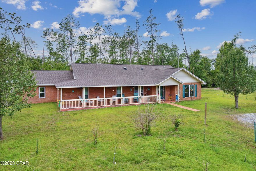 'CURRENTLY UNDER CONTRACT, SELLER WILL CONSIDER BACKUP OFFERS'Welcome to this custom-built dream home constructed with 2 by 6 exterior walls, this home offers enhanced insulation and energy efficiency, keeping you comfortable and saving on utility costs. Nestled on 2 expansive acres of land! This property offers a serene and private setting. With 4 bedrooms, 2 bathrooms, a bonus room off the master and 2,389 square feet of living space, this residence provides ample room for comfortable living and entertaining. As you approach the home, you'll be greeted by a charming large front porch kissed by the morning sun, Step inside, and you'll immediately notice the abundance of natural light flooding the interiors, thanks to the numerous skylights strategically placed throughout the home. The well-designed layout boasts a spacious living area, perfect for hosting gatherings. The kitchen features two pantries to store all your essentials and ample counter space for meal preparation. Enjoy your mealtime in the formal dining room or in the breakfast booth adorn by the afternoon sun. Next to the kitchen, you'll find a generous laundry room, offering convenience and functionality with the versatility of a mud room. In the master bedroom, you will find ample space featuring a large walk-in closet, a well laid out bathroom boasting a large jacuzzi tub, a stand along shower and a split double vanity. In the master you will also fine a versatile room that could function as an office, a nursery or a craft room. The three additional bedrooms provide versatility to suit your lifestyle. The second bathroom conveniently services the remaining bedrooms and guests. Outside, the property offers a large storage shed, providing additional space for all your outdoor equipment and tools. Whether you're a gardening enthusiast or simply enjoy spending time in nature, this 2-acre lot provides endless opportunities for outdoor activities, making it an ideal haven for children and pets to roam freely. With 2 acres you could easily have live stalk, a large orchard, or horses. This fertile land has so many applications. The lot is complemented by a deep irrigation well. This home truly combines the best of both worlds—a peaceful countryside setting with proximity to urban amenities, ensuring you have easy access to shopping, dining, and entertainment. You will find grocery stores and shopping less than 11 miles away, an ER less than 9.5 miles away, and the international airport is just 14 miles away. If it's going to the beach that's caught your attention know that it is less than 20 miles away! For the fishing and boating enthusiast, you have ample options as this home is less than a mile from deer point lake or launch your boat in north bay just 4.5 miles away. This home has a new roof and all new windows as of 2020, along with a new HVAC system both inside and out as of 2022.

Don't miss this rare opportunity to own a piece of paradise. Schedule you're showing today. This lot will be split leaving two acres with the home and the additional two acres can be purchased for an additional $75,000.