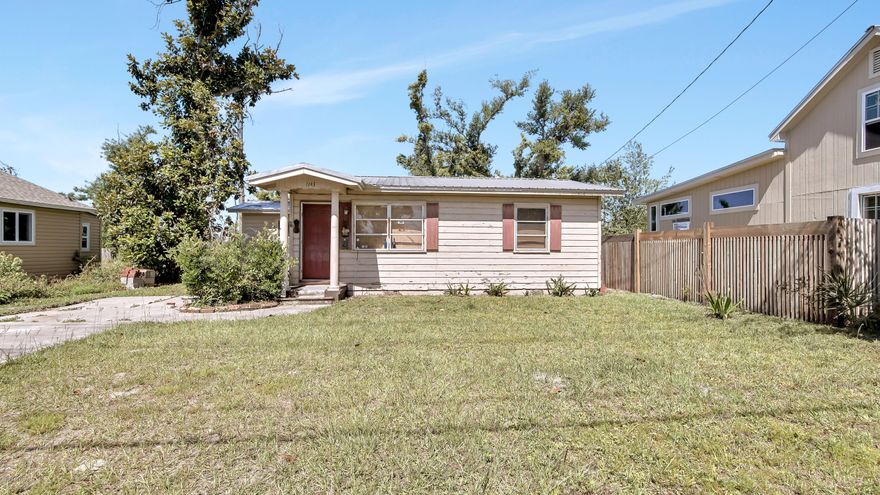 -- CURRENTLY UNDER CONTRACT, SELLER ACCEPTING BACKUP OFFERS. -- A rare 3/2 on a quiet street close to St. Andrews, the public library and government offices, downtown, two marinas, and everywhere you want to go!  Property has NEW HVAC and a NEWER METAL ROOF that withstood Hurricane Michael with no known damage!  All this house needs is a bit of refreshing with some new paint and new carpet, and it would make a great starter home or rental property. Interior features a a breakfast bar in the kitchen, a living room AND a den with fireplace, and a laundry room. All appliances DO convey.  Make plans to see this TODAY!