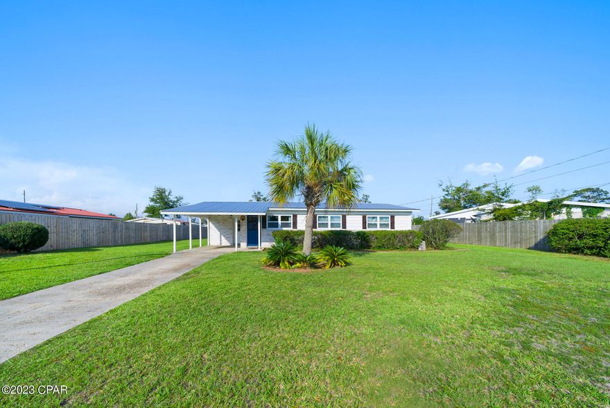 UNDER CONTRACT, ACCEPTING BACK UP OFFERS Check out this adorable home located right in the St Andrews area! Completely updated, new Stainless Steel appliances, tankless water heater and large, beautiful back yard. There is a tiled bathtub and shower, new vanity with quartz countertop and everything is updated and clean. The kitchen is beautiful- tile backsplash, quartz countertops and new cabinets. The windows are new, metal roof and there is even new drywall and insulation in the walls. A shed is outside to store your lawn tools and the seller has the pins marked in the corners of the property along with a new survey done this year. There is also a park down the street that is being rebuilt to be bigger and better and you are 5 minutes from the Hathaway Bridge. Schedule your showing today!!