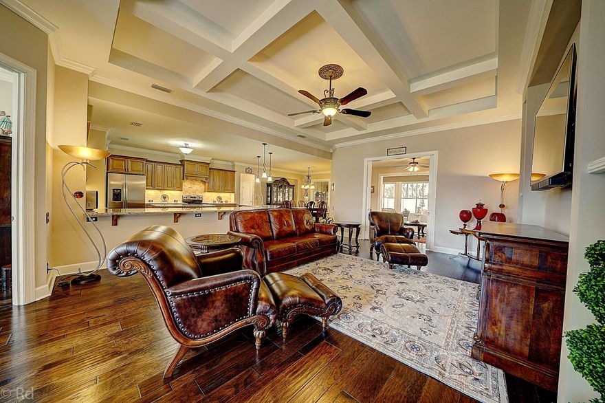 CURRENTLY UNDER CONTRACT, SELLER ACCEPTING BACKUP OFFERS.Stunning custom-built home by Arthur Rutenberg with exquisite finishes and many extras added post-construction. Five bedrooms, two baths, bonus room, expansive kitchen, and oversized garage. The back cascading glass doors lead into the 360 sq ft FL Room with a 12,000 BTU Mitsubishi H/C system for extra living space - perfect for entertaining! Large master suite with spacious master bath, walk in shower and two walk-in closets. Generac 22kw whole house generator system, built-in home security and intercom system and extra features such as a large storage shed and vinyl privacy fence. The finely appointed home sits on a large