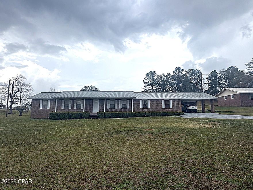 Located in Meadowview Subdivision which is next to Citizens Lodge Park and just down the road from Marianna's new schools, K-8 and High School along with the City Sports complex, and a public boat landing on the Chipola River if you enjoy kayaking or exploring Florida's nature at it's best.
This home has 3BR/2B, Family room, bonus room, storage, out building, shop and over 1 acre lot.  The kitchen has the pass-through and breakfast bar, separate dining area and much more. All the streets in Meadowview are dead end so no through traffic, greatr for children, pets and adults.