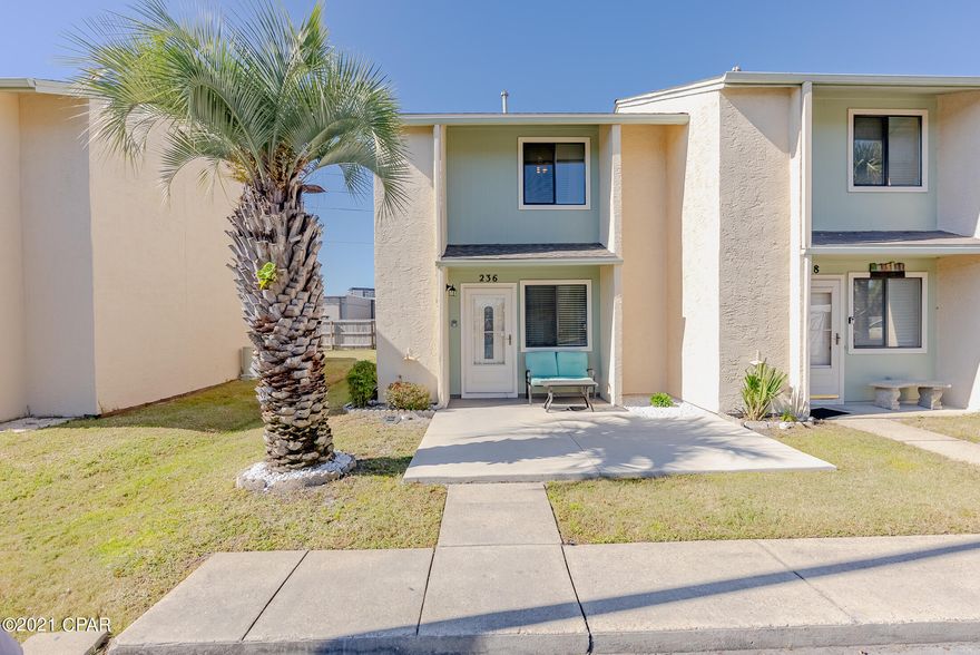 CURRENTLY UNDER CONTRACT, SELLER ACCEPTING BACKUP OFFERS' Wonderful opportunity to own a Townhome at the  sought after, gated Gulf Highlands Beach Resort. This darling unit has a Beachy Moteefe' & is being sold completely furnished (rental ready).Other great features include an open floor plan,large master with bonus room,extra sitting area downstairs that opens to a large patio.Parking spaces directly in front of your unit.  This Complex is known for its' low Hoa fees ($700 a Qtr) and its' amazing amenities.. 11 pools including 5 heated pools and a Gulf front pool,clubhouse & restaurant ( serving seasonal meals), 2 Playgrounds, 4 Tennis Courts,  and  a Mini Golf Course  The Gulf front Pool & Beach are only a few buildings  away. This townhome is an amazing