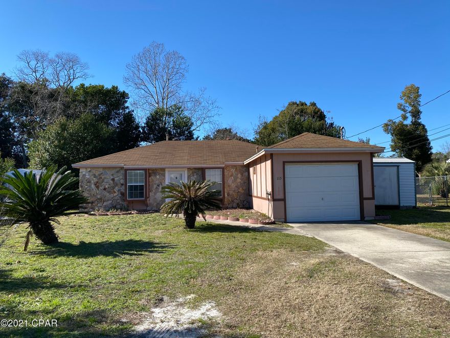 CURRENTLY UNDER CONTRACT, SELLER ACCEPTING BACKUP OFFERS - Nice home close to everything in Panama City Beach.  This 3 bedroom 2 bath home offers a screened in pool and single car garage.  The kitchen was recently updated with new cabinets, granite and tiled backsplash.  The HVAC system and water heater were replaced in 2015.  There is an enclosed patio, fenced in back yard and two storage sheds.  Call to see before it is gone!