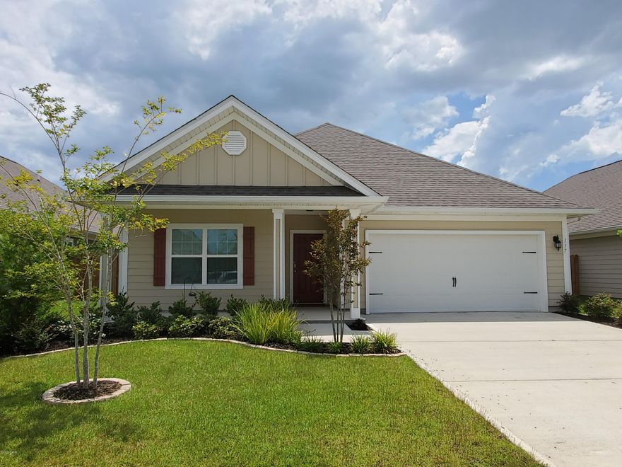 Gorgeous 4 BR, 2 BA home in the Villages of Mill Bayou located right behind North Bay Haven Charter Academy! Featuring an open floor plan with gorgeous kitchen and island bar, this home is ideal for entertaining. The kitchen boasts granite counter tops, plenty of great cabinet storage and extra storage under the breakfast bar. The living room has double trey ceiling and views of the back yard. Step into the spacious master and find another trey ceiling with en suite bathroom. Master bath has a beautiful custom tile walk-in shower, soaking tub, double vanities and huge walk-in closet. Offering a split bedroom plan with 3 additional bedrooms & bathroom on the front side of the home. Inside laundry room; Fenced back yard with maturing trees! **Pets negotiable upon approval with $250 pet fee.