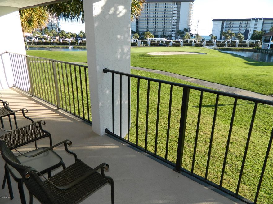 Affordable Condo For Sale with Gulf View! On the Golf Course at Edgewater Beach Resort. Enjoy full use of the resort's beachfront tropical pools, hot tubs, sun decks. This spacious Villa sits just across street from the beach. You will find many updates and relaxing colors. This is a pretty unit, great location near beach walkover and sports complex. Onsite tram service throughout property. Unlimited Golf, Tennis, Basketball, Shuffleboard, Gym, Pool Amenities. Owner Discount at Gulf-Front Restaurant & Bar, Pizza Shop, Market, Pro Shop. Ask about Kids Adventure Club. Walkable to dining, shopping, entertainment. Trolley to Pier Park. Secure, gated entrances.